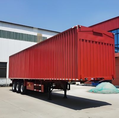 Pneus 12R22.5 12 unités Semi-remorque logistique en acier avec envergure d'ouverture