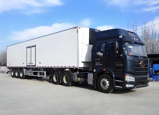 Acier de performance 40 pieds 45 pieds 53 pieds congélateur semi-remorque réfrigérateur camion semi-remorque