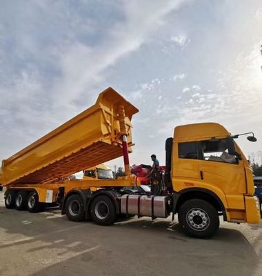 Camion à rouleaux arrière 3/4/5 essieux pour le transport lourd