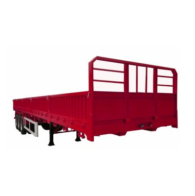 80 tonnes de remorque à semi-camion à charge ouverte à paroi latérale avec 2&quot; 50mm ou 3,5&quot; 90mm JOST king pin