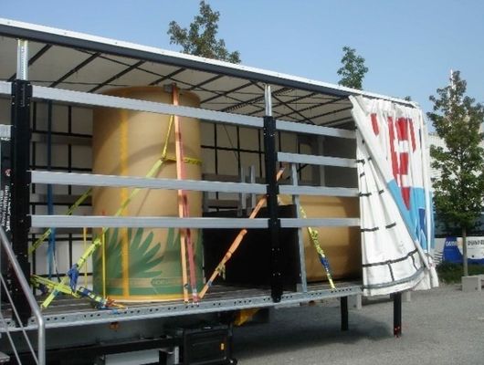 Personnalisable 3 essieux 40ft 45ft rideau côté bâche semi-remorque pour de Wosheng