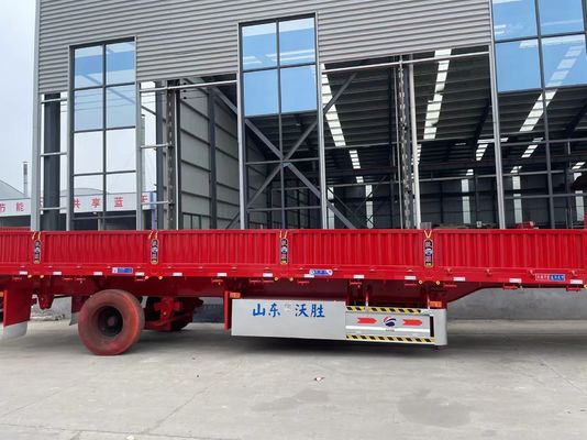 80 tonnes de remorque à semi-camion à charge ouverte à paroi latérale avec 2&quot; 50mm ou 3,5&quot; 90mm JOST king pin