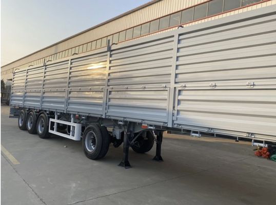 Charge maximale 40-80 tonnes semi-remorque Wosheng 40 tonnes tri-essieu avec matériau en acier
