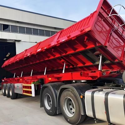 Semi-remorque à décharge latérale de 40 pieds La meilleure option pour le transport de marchandises à la demande du client