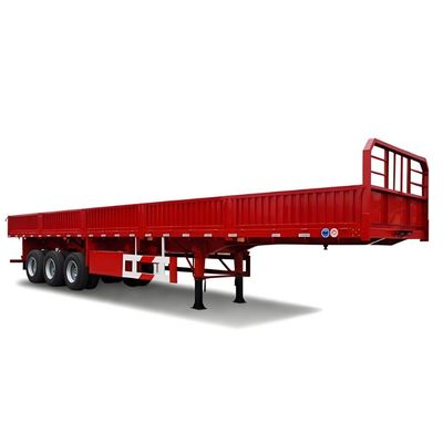 50 tonnes semi-remorques remorques à paroi latérale pour le transport en vrac JOST ou autres options