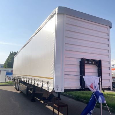 Q345B T700 10 tonnes 13 tonnes 16 tonnes 3 essieux routiers à rideaux latéraux semi-remorque pour le transport