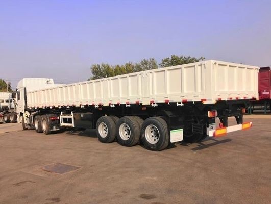 Wosheng Side Dump Semi-Trailer avec 90 w mm*13/16 mm d'épaisseur