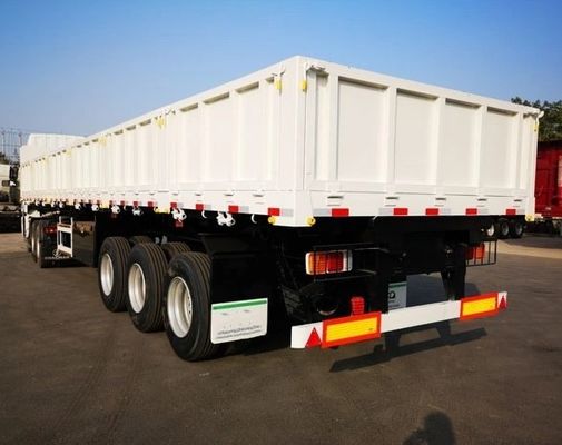 Wosheng Side Dump Semi-Trailer avec 90 w mm*13/16 mm d'épaisseur