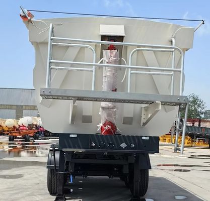 Traîneau d'atterrissage lourd 28 t WS 4 essieux semi-remorque hydraulique arrière pour gros chargements