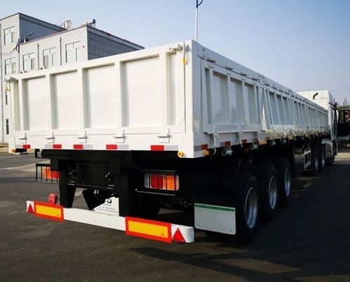 Wosheng Side Dump Semi-Trailer avec 90 w mm*13/16 mm d'épaisseur