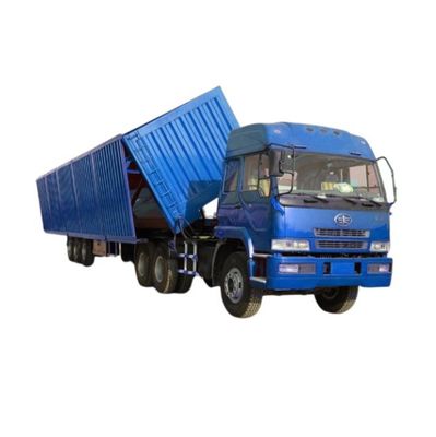 3 essieux déchargeuse latérale semi-remorque déchargeuse murale latérale camion de déchargeuse WS Industrie du transport hydraulique