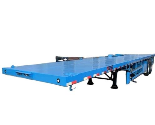 Trailers à plat-plan, conteneurs et semi-trailers personnalisés 60/80 tonnes
