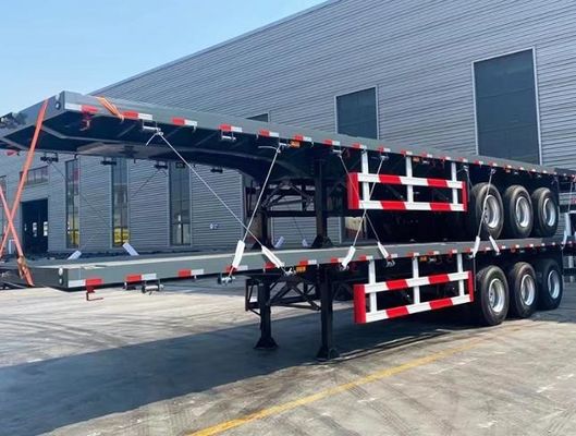 La charge maximale de Wosheng est de 30000 kg 3 essieux 4 essieux conteneur en acier
