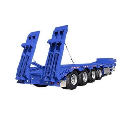 2024 Meilleur vendeur 2/3/4/5 essieux Lit bas Lowboy Truck Basse voiture semi-remorque 13000x3000x1700mm