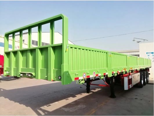 Semi-remorque à paroi latérale à charge maximale personnalisable pour le transport de fret