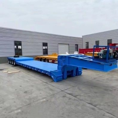 2024 Meilleur vendeur 2/3/4/5 essieux Lit bas Lowboy Truck Basse voiture semi-remorque 13000x3000x1700mm