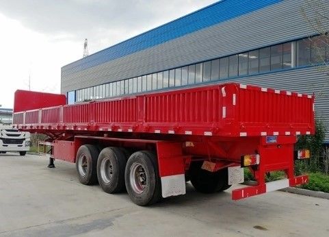 30 à 90 tonnes de remorque de type clôture pour camions de marchandises