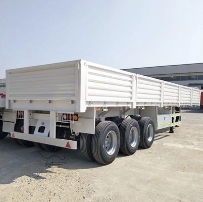 30 à 90 tonnes de remorque de type clôture pour camions de marchandises