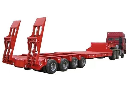 Charge utile maximale 30000 kg Semi-remorque à lit bas pour camions et autres équipements