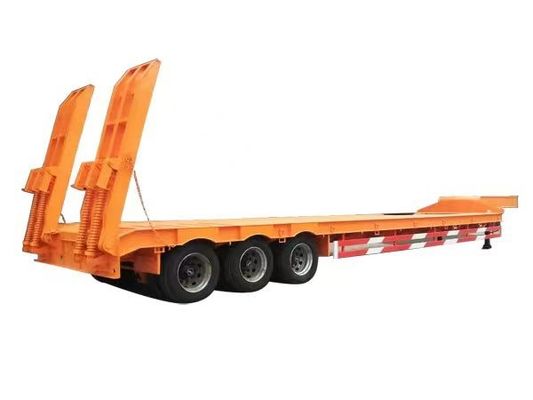 Charge utile maximale 30000 kg Semi-remorque à lit bas pour camions et autres équipements