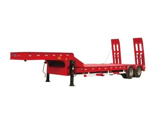 Charge utile maximale 30000 kg Semi-remorque à lit bas pour camions et autres équipements