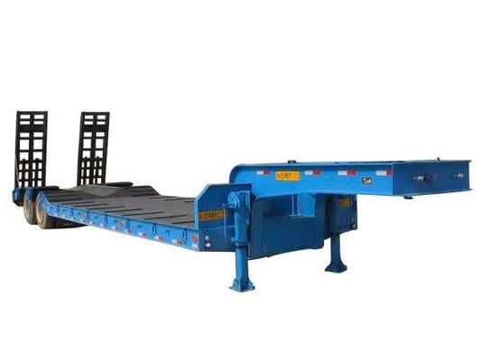Charge utile maximale 30000 kg Semi-remorque à lit bas pour camions et autres équipements
