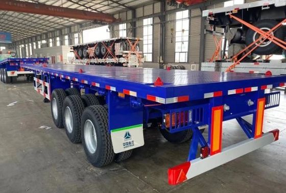 50 tonnes de charge utile maximale remorque pour camions multi-fonctionnalité conteneur de charge à paroi semi-remorque