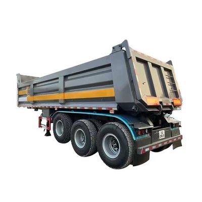 Semi-remorque à prix abordable pour 3 essieux 4 essieux inclination arrière Dump Tipper Dump Semi-remorque