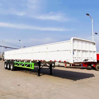 Personnalisation de la remorque de chargement à paroi latérale de grande utilité pour la remorque de camion Q345 métal en acier