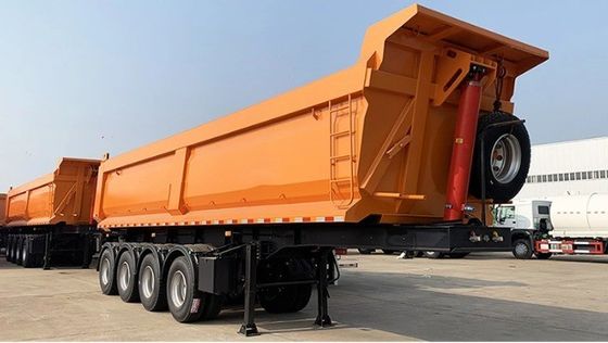Wosheng 30-80 tonnes demi-remorque arrière avec charge utile maximale 30000 kg et conception de type U