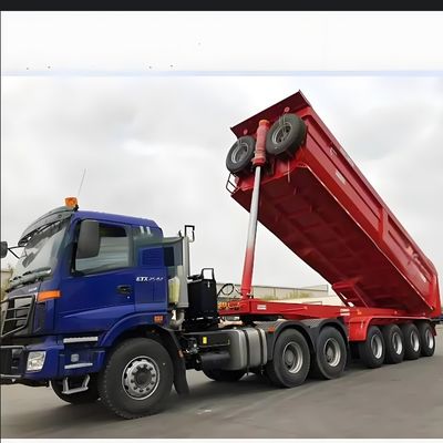 Wosheng 30-80 tonnes demi-remorque arrière avec charge utile maximale 30000 kg et conception de type U