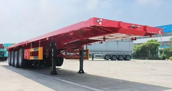 Trailers à roues plates de 2 à 4 essieux avec jante 9.0 à 22.5