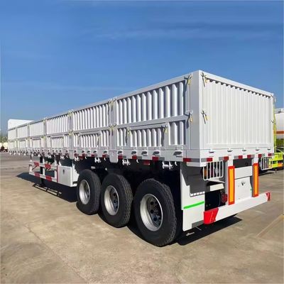 Camion à plaque latérale personnalisable semi-remorque avec paroi latérale élevée et charge utile de 50 T