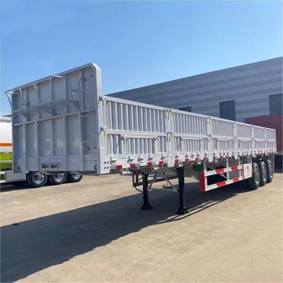 Camion à plaque latérale personnalisable semi-remorque avec paroi latérale élevée et charge utile de 50 T