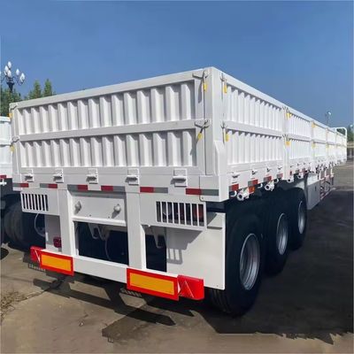 Camion à plaque latérale personnalisable semi-remorque avec paroi latérale élevée et charge utile de 50 T