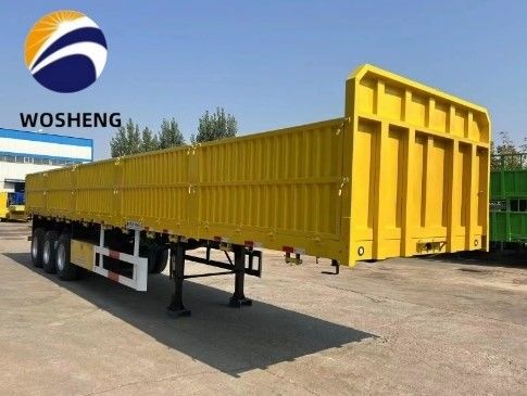 30 tonnes et 60 tonnes de capacité de charge Semi-remorque à paroi latérale pour le transport de marchandises