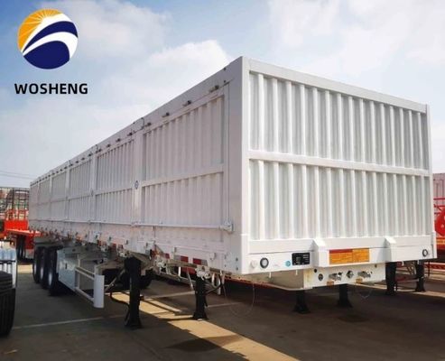 30 tonnes et 60 tonnes de capacité de charge Semi-remorque à paroi latérale pour le transport de marchandises