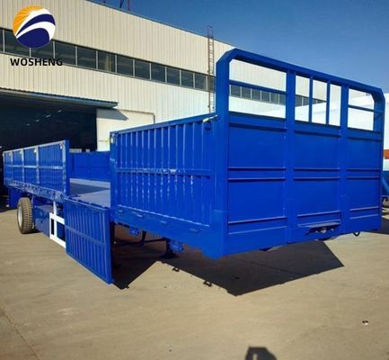 30 tonnes et 60 tonnes de capacité de charge Semi-remorque à paroi latérale pour le transport de marchandises