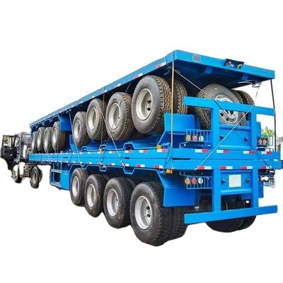 Plate-forme à lit plat pour véhicules lourds avec charge utile maximale de 30000 kg et faisceau principal Q345b