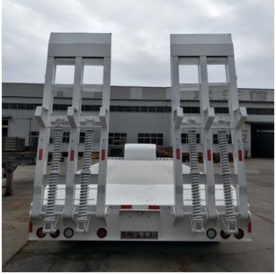 3/4 axe 40-100 tonnes cou d'oie Lowboy basse chambre de camion semi-remorque pour de Wosheng