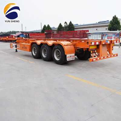 Trailers de camions et à prix abordable 3 axes 4 axes châssis squelettique conteneur semi-remorque