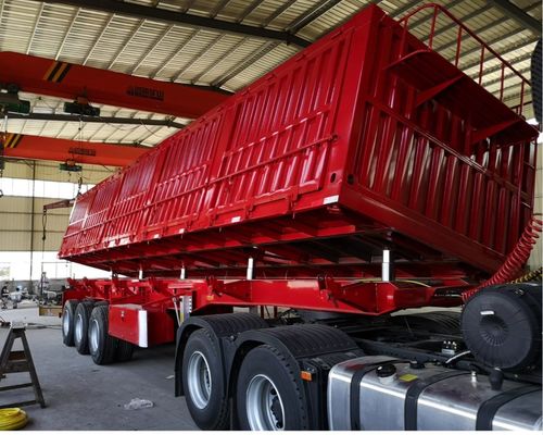 Semi-remorque directe de 30 à 100 tonnes de capacité hydraulique pour le transport de fret