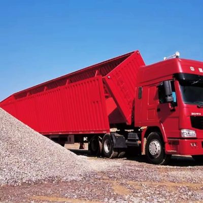 Semi-remorque directe de 30 à 100 tonnes de capacité hydraulique pour le transport de fret