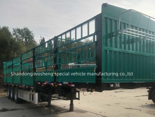 Semi-remorque à pile en acier avec système de freinage Wabco et chambre de freinage à ressort T30/30