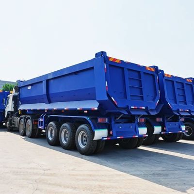 Tracteur d'atterrissage hydraulique arrière de 28 tonnes pour le transport de grosses pierres