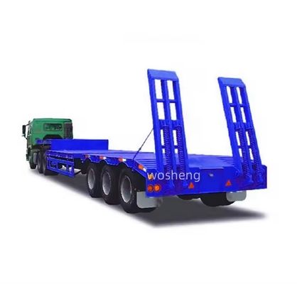 Wosheng Équipement lourd Transport de camions à roues basses avec 3/4/5/6/7 essieux