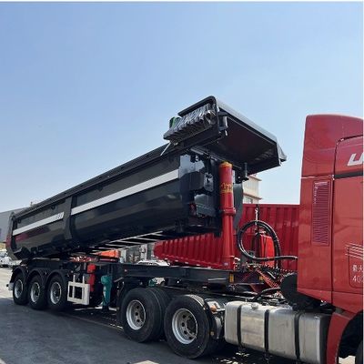 Charge utile maximale 30000 kg Semi-remorque arrière camionne à décharger pour vos besoins