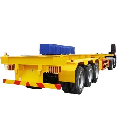 Camion Wosheng 2/3/4 semi-remorque à axe avec charge utile maximale 30000 kg Conception de squelette en acier