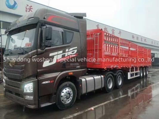 12.00R 22.5 Pneus à 3 essieux type plat clôture latérale semi-remorque pour les entreprises de camionnage