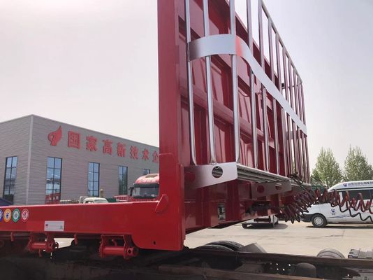 Axle 13 tonnes*3 Axles 20FT 40FT 45FT Container Chassis Semi-remorque à lit plat pour le marché